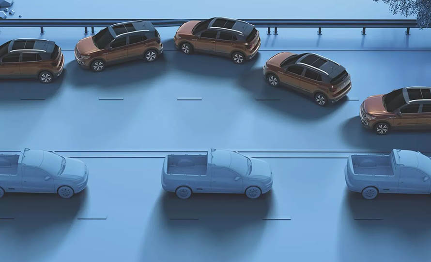 Frenagem automática em caso de colisão.1